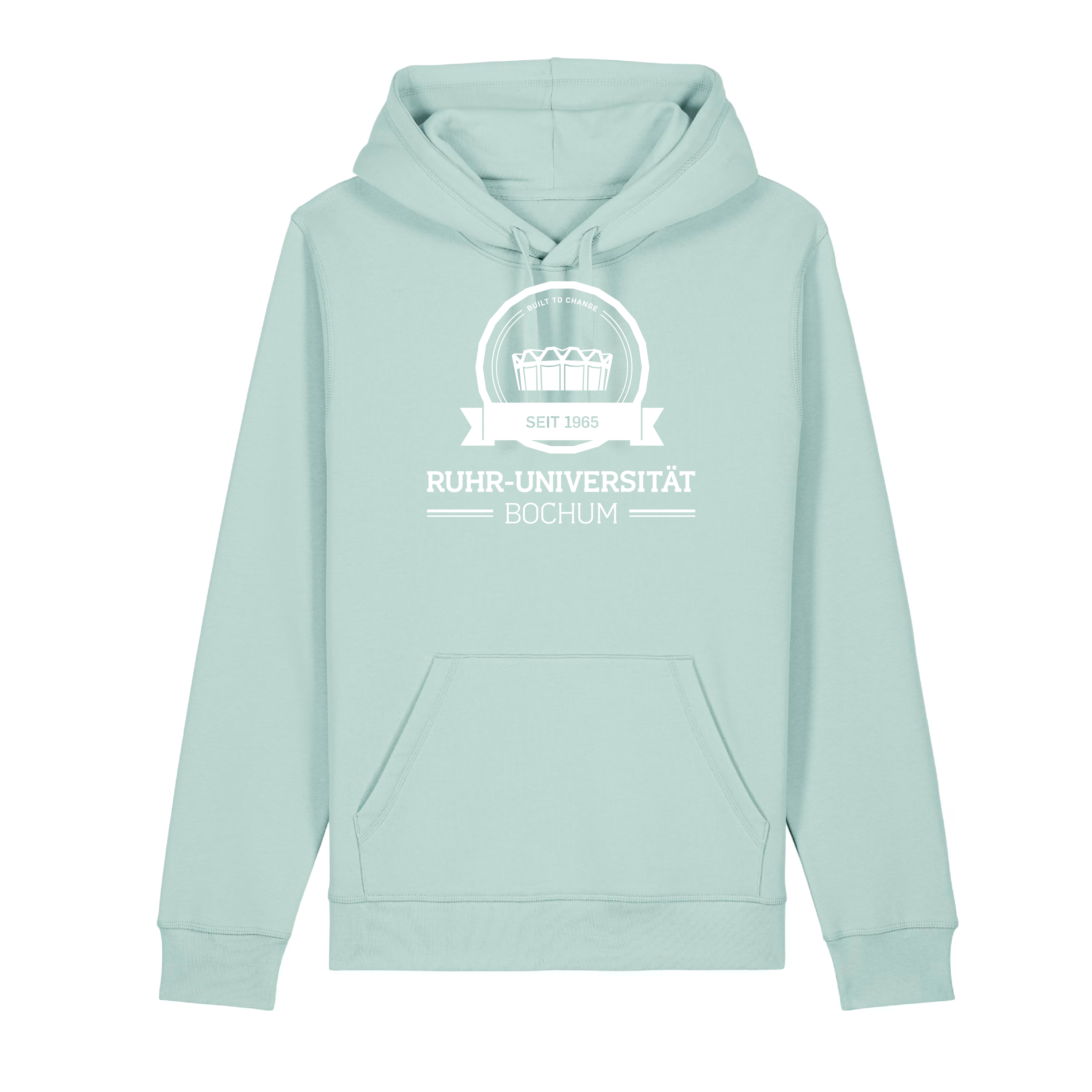 Hoodie "Audimax"- College, carribean blue, Unisex