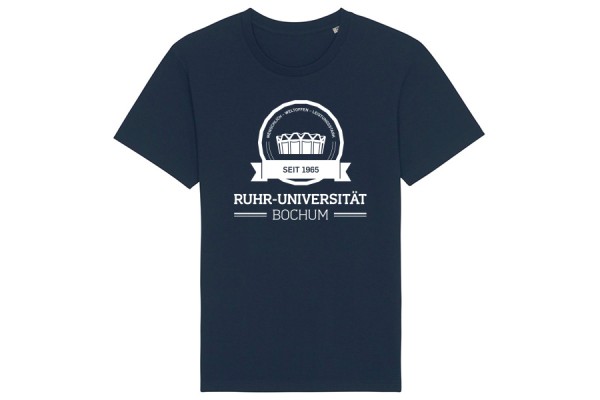 T-Shirt "Audimax"- College, blau, Herren