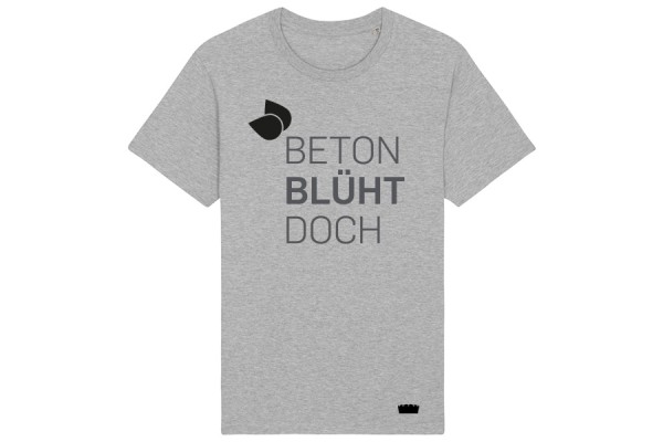 T-Shirt "Beton"- Statement, grau, Herren